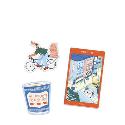 New York Destination Stickers
